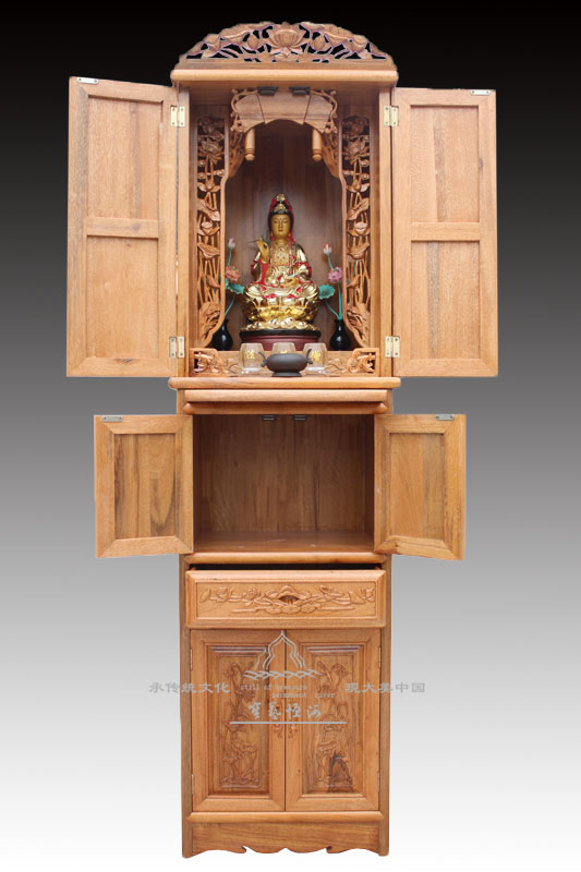 北京佛龛厂家 佛堂定制 香樟木佛龛 佛堂设计 藏式佛龛 藏式佛堂