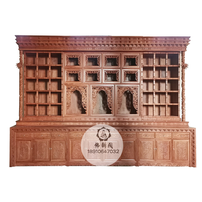 巴西花梨木藏式佛龛 佛柜