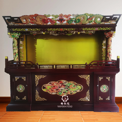 极才唐密风格家用佛龛佛堂定做